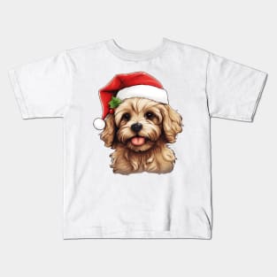 Cavoodle Labradoodle Christmas Kids T-Shirt